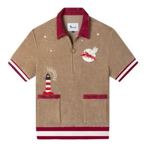 ❇️ Tombolo ‘Shell or High Water’ Cabana shirt *NEW* ❇️